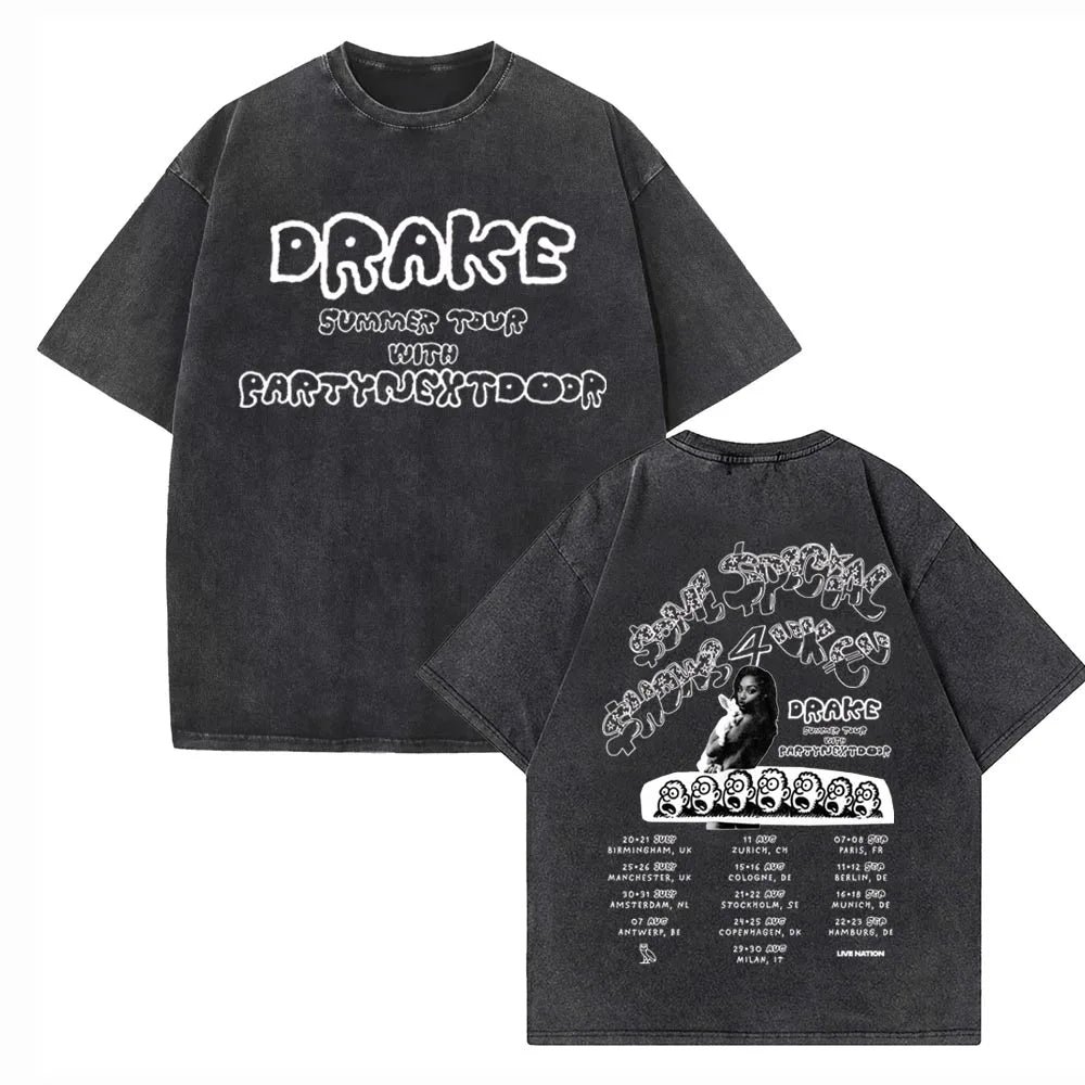 Drake Europe Tour with Partynextdoor Vintage T-shirt
