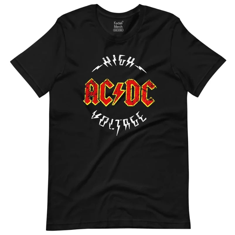 80's Punk ACDC Vintage Men's T-shirt