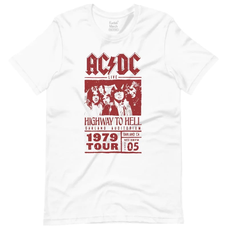 80's Punk ACDC Vintage Men's T-shirt