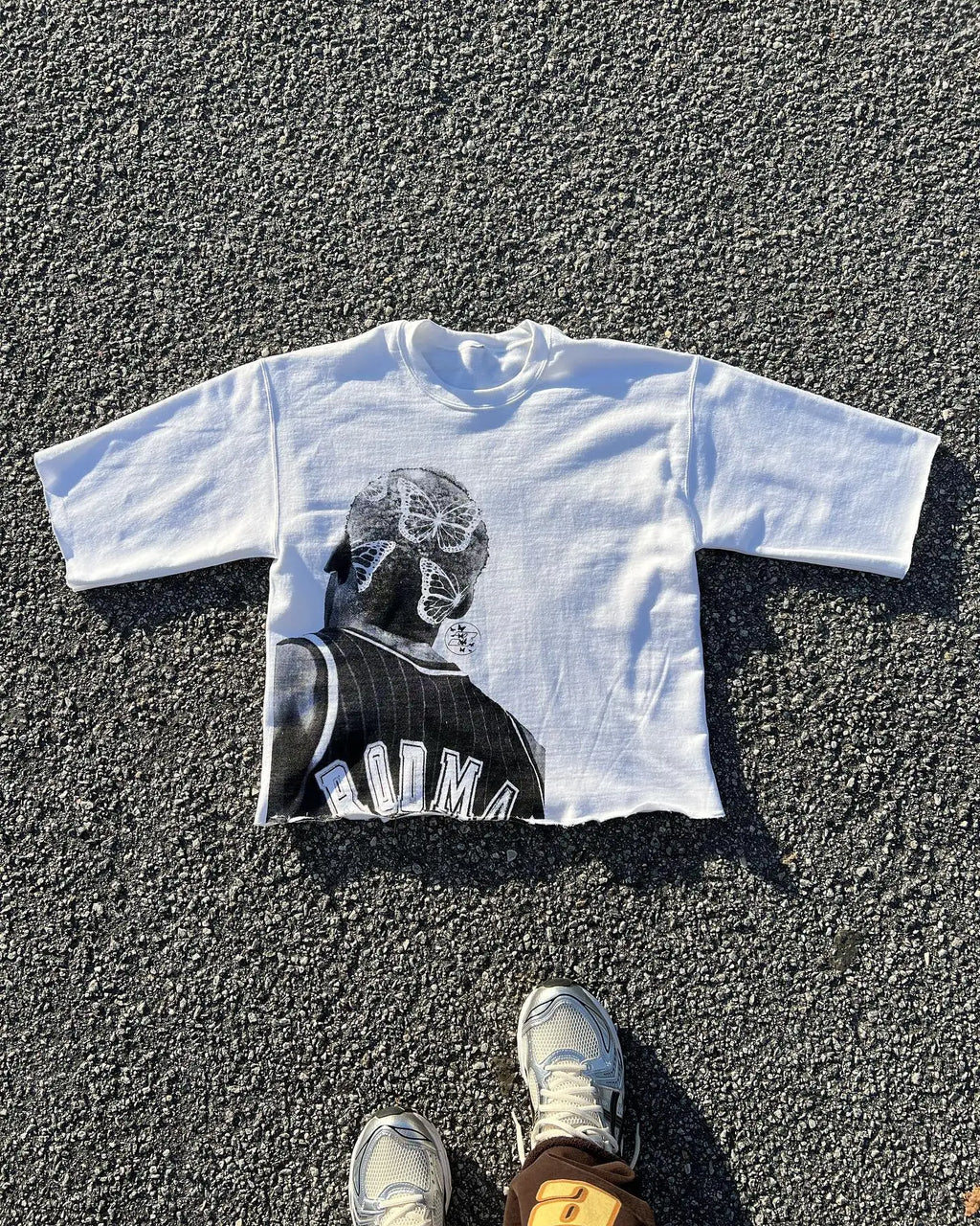 Gothic Hip Hop Graphic Print Oversized T-shirt