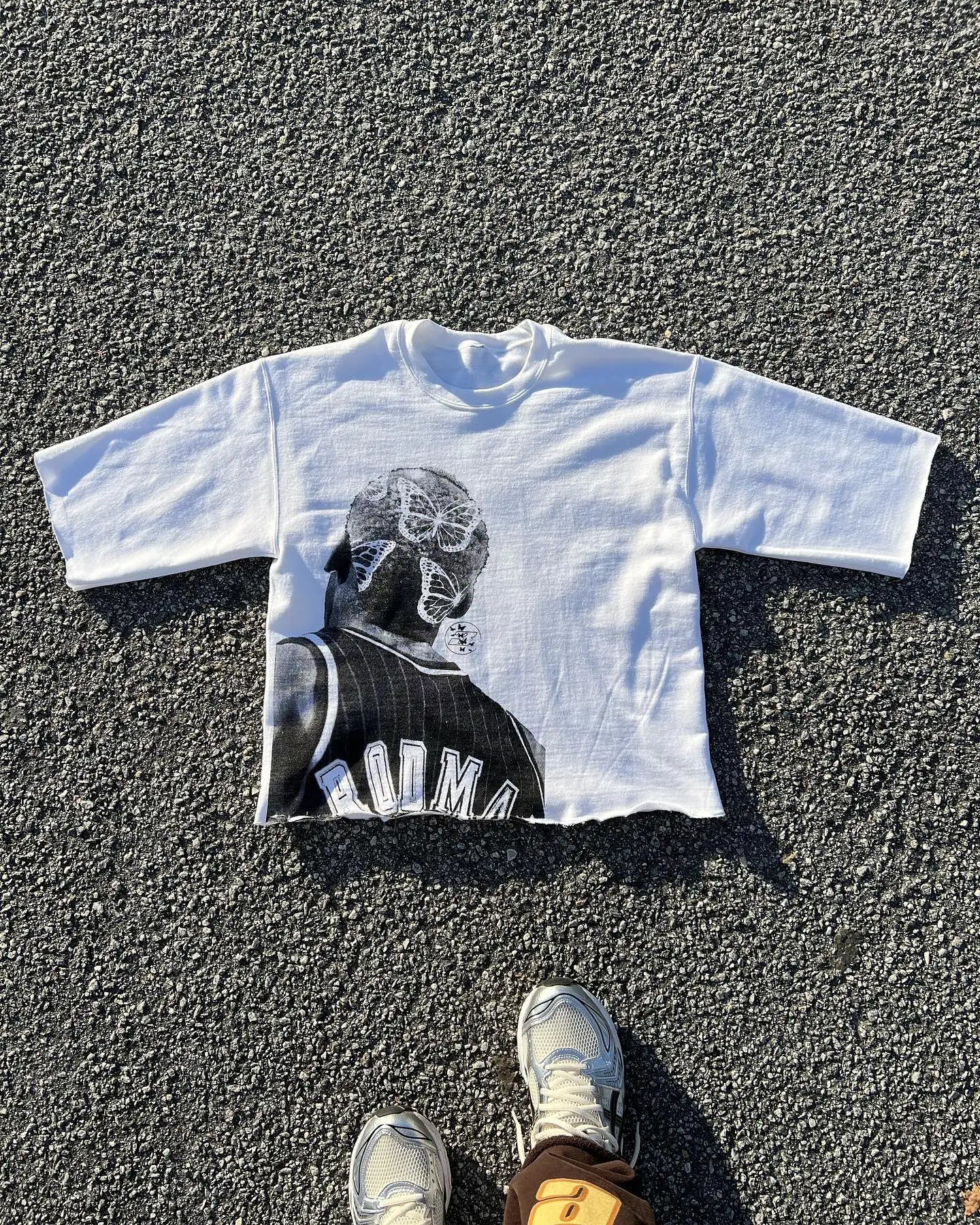 Gothic Hip Hop Graphic Print Oversized T-shirt
