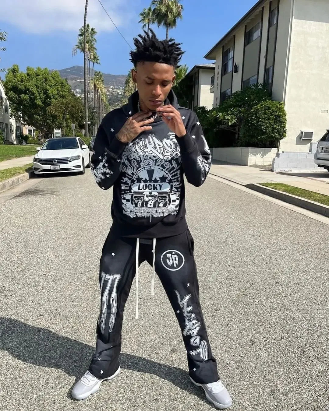 Men's Y2K Tracksuit Streetwear Set
