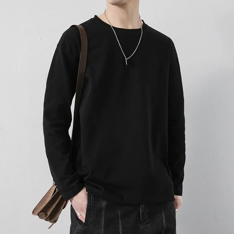 Casual Long Sleeve Men T-shirts