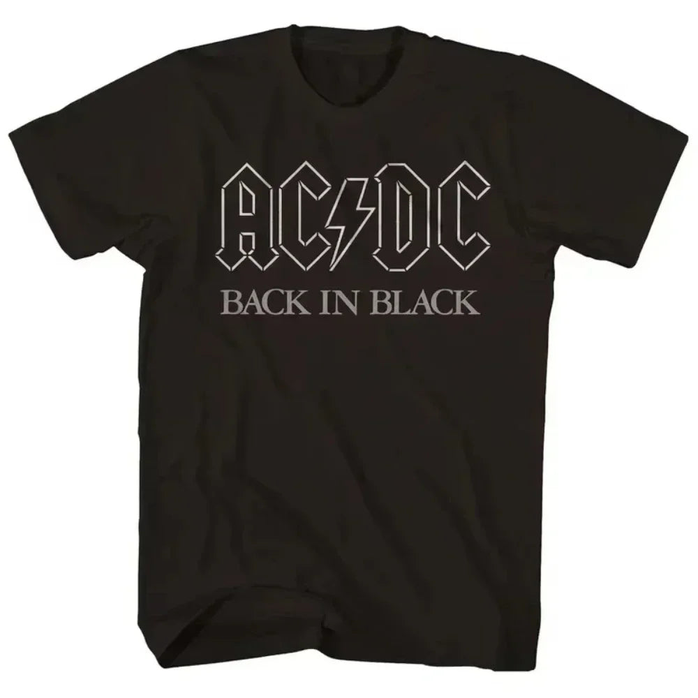 Classic ACDC Print Men T-shirt