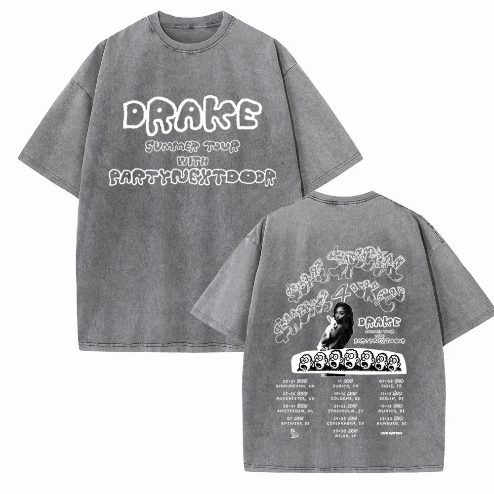Drake Europe Tour with Partynextdoor Vintage T-shirt