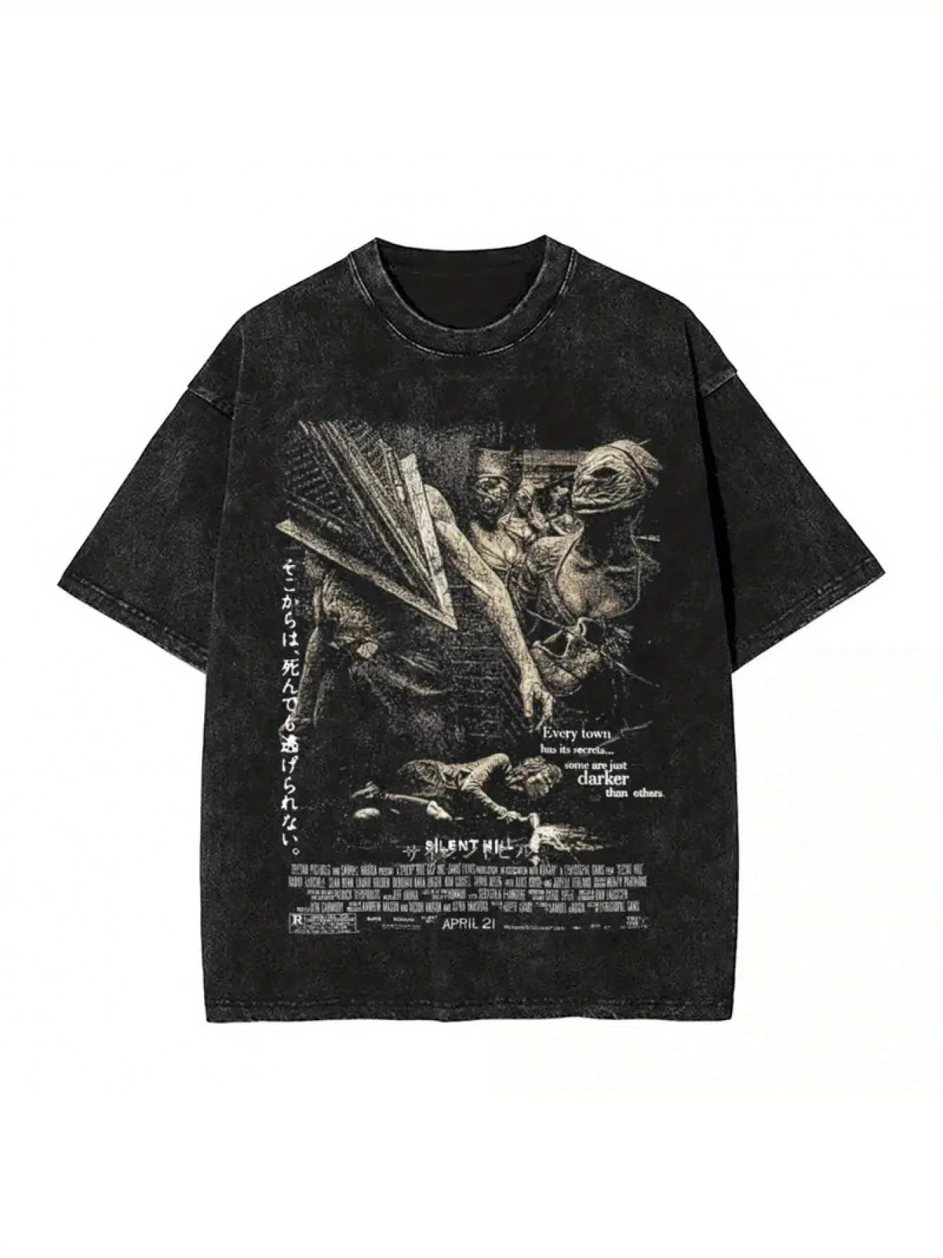 Silent Hill Washed T Shirt