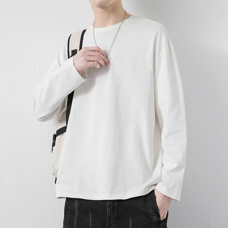 Casual Long Sleeve Men T-shirts