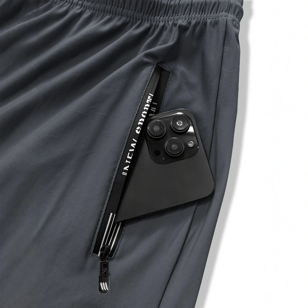 Men High Elasticity Ice Silky Men Joggers